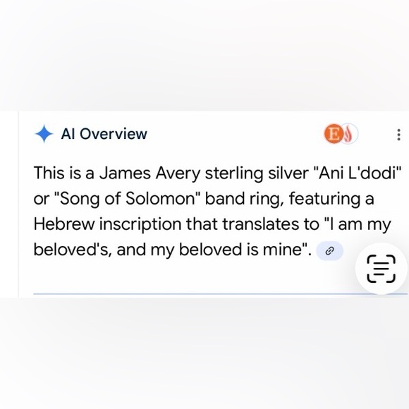 Vintage Sterling Jewish Ring size 5.5 - Picture 8 of 8